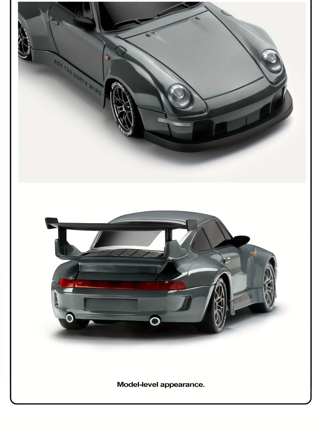 Coche RC 4WD Teledirigido 1/24 | Drift, Alta Velocidad 20KM/H, Turbo con 2 Velocidades y Luces LED