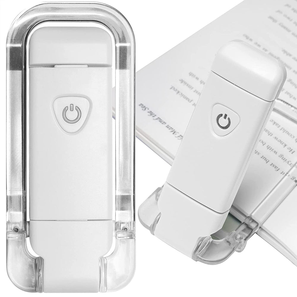 Luz de Lectura Recargable por USB | 3 Niveles de Brillo y 3 Tonos de Luz (Cálido, Neutro y Blanco)