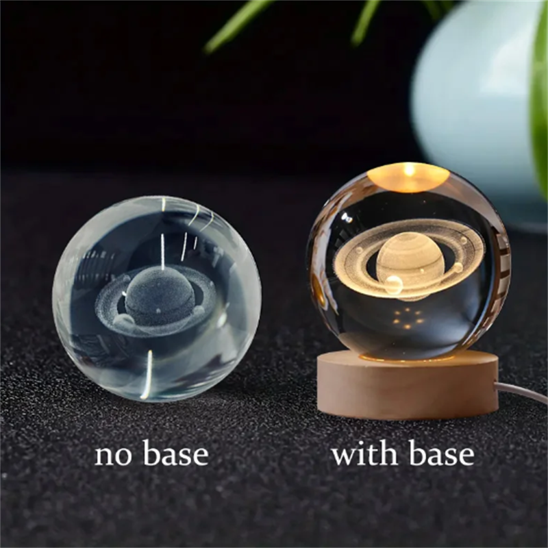 Lámpara LED Decorativa en Esfera de Cristal