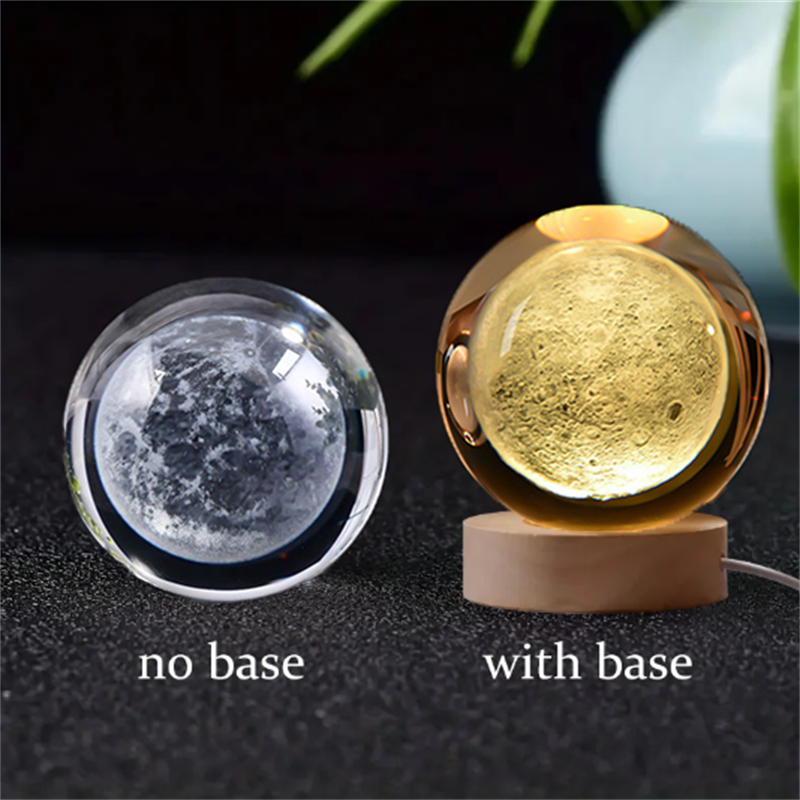 Lámpara LED Decorativa en Esfera de Cristal