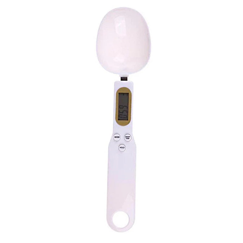 Bascula electrónica de cocina en forma de cucharra
