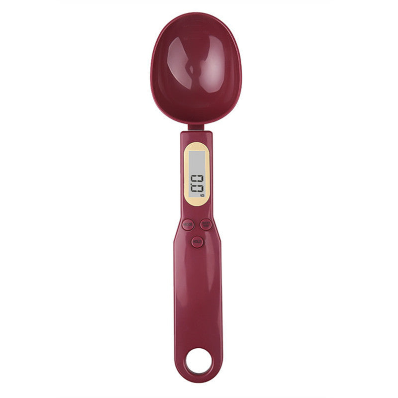 Bascula electrónica de cocina en forma de cucharra
