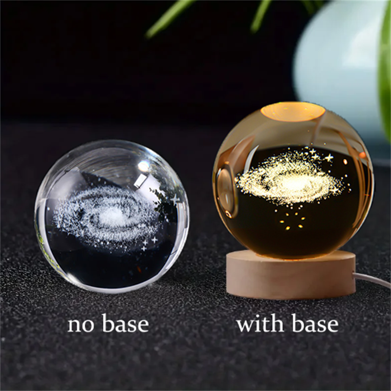Lámpara LED Decorativa en Esfera de Cristal